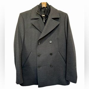 Theory Wool Blend Pea Coat. Men’s Large.